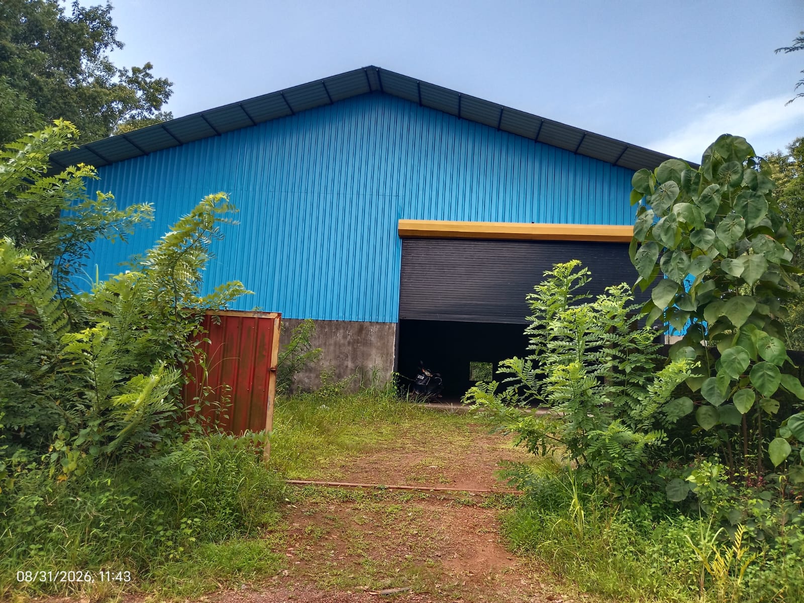 Industrial Warehouse 69 cents of land with 5500 sqft warehouse for sale in talapady mangalore